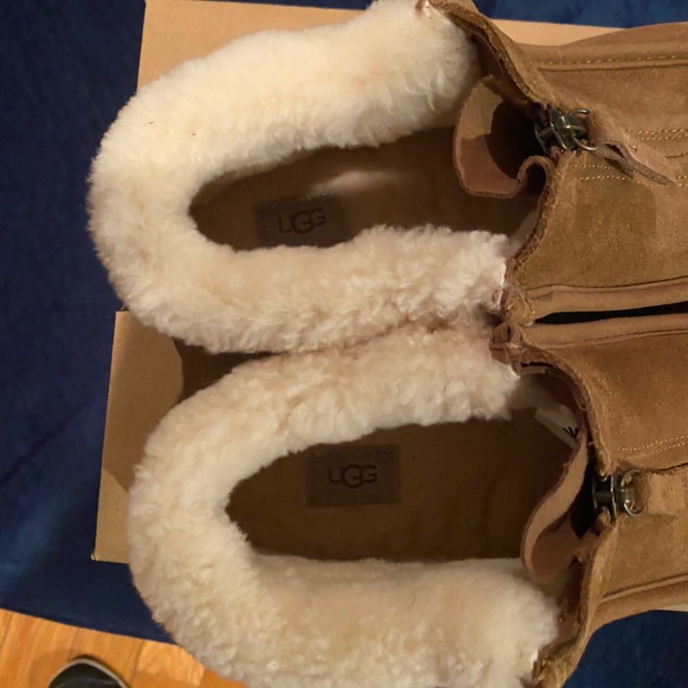 UGG Women's Funkarra Zip Cuffed Cold-Weather Booties - Picture 4 of 6